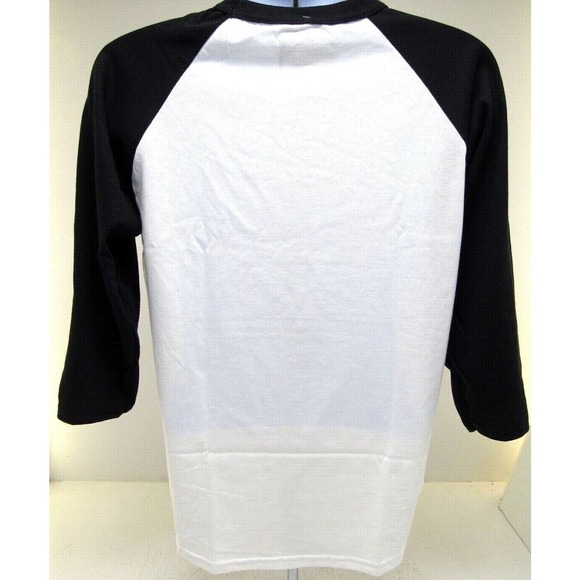 Mens CHAMPION AUTHENTIC COBRA KAI Raglan White Black Sleeve T-Shirt Small-XL NEW - Picture 2 of 4